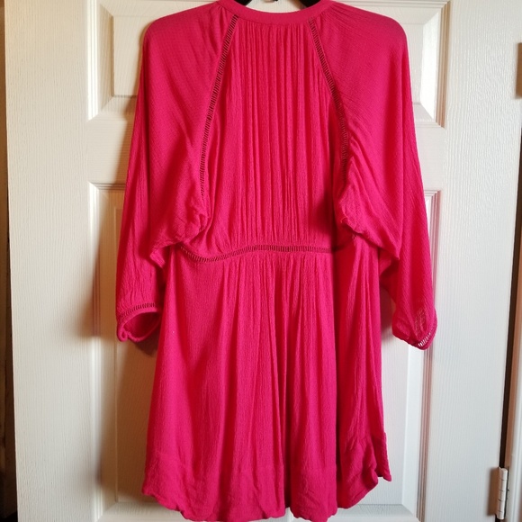Free People 3/4 sleeve dress size xs/tp - Picture 7 of 7